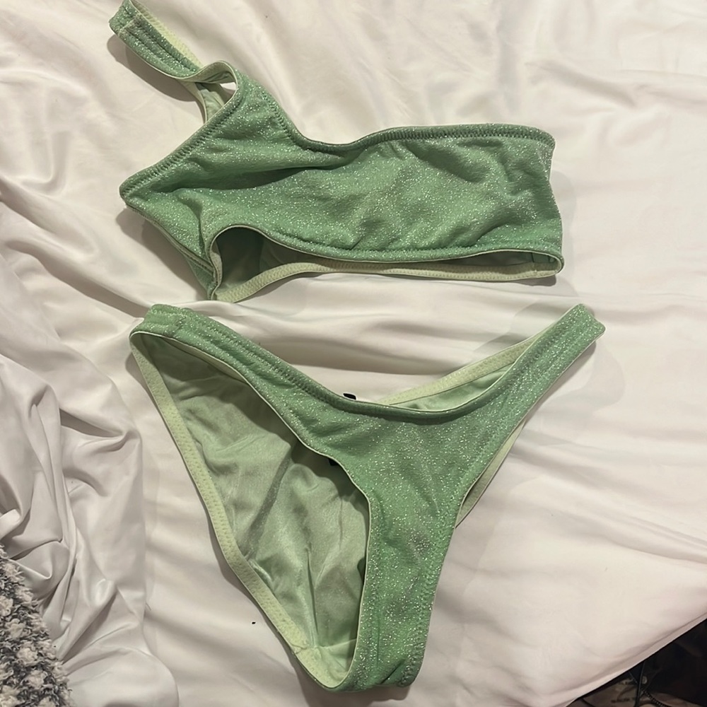Sparkly triangle bikini